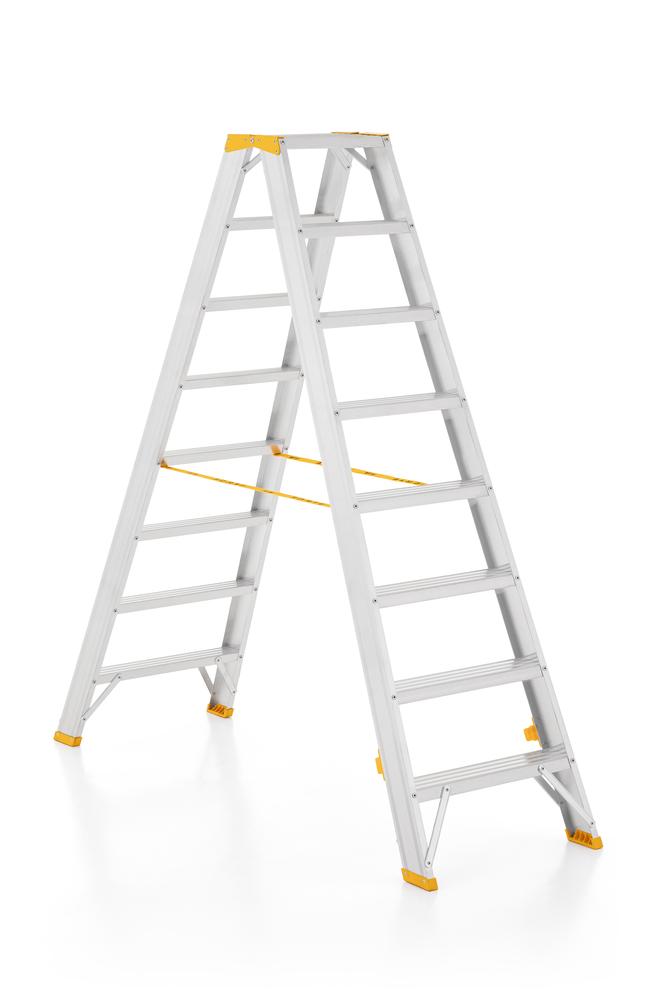 Schůdky oboustranné hliníkové FORTE